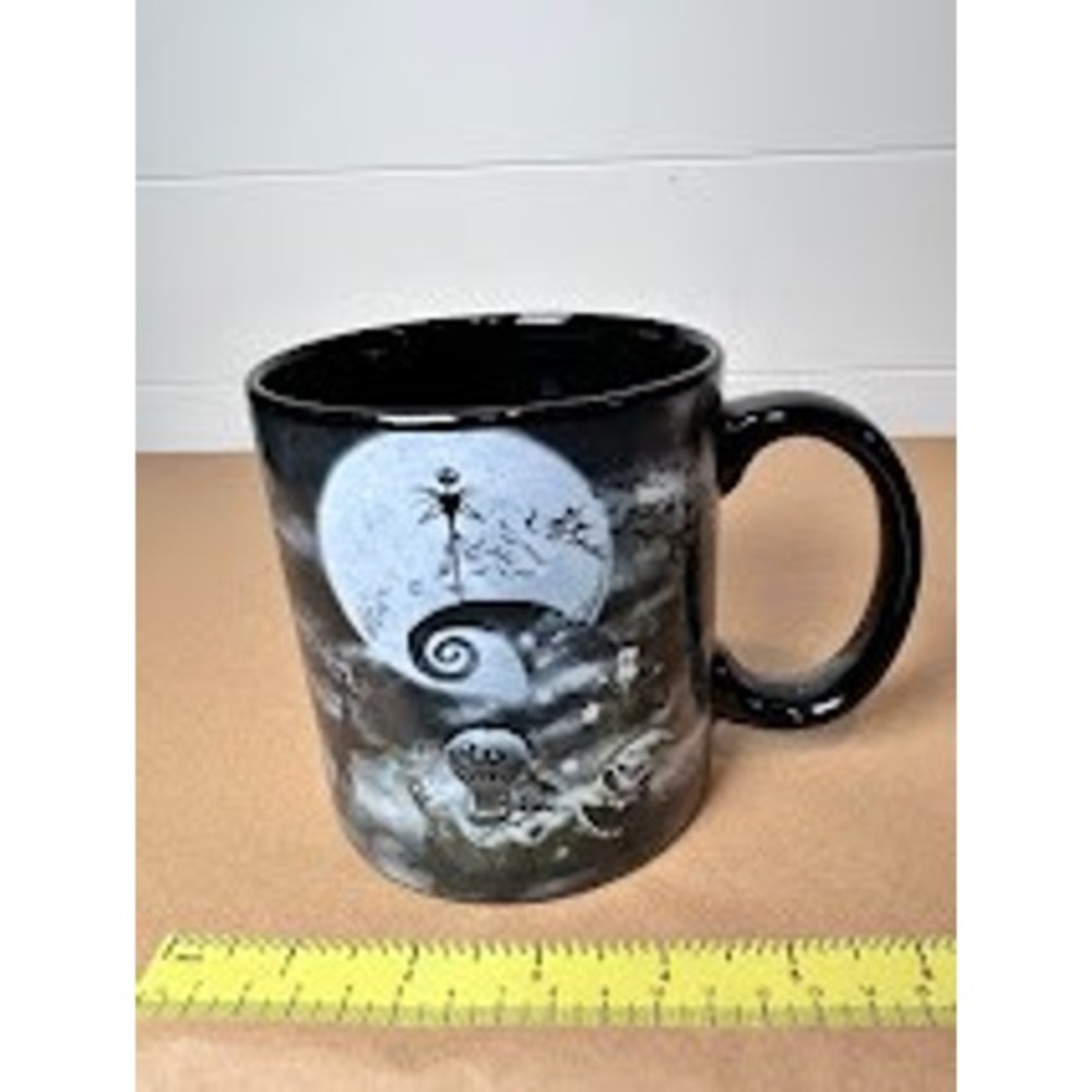 Disney Nightmare Before Christmas Jack Skellington 20oz Ceramic Mug Silver Black